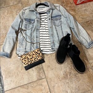 Maurices Light Blue Jean Jacket - barely worn.